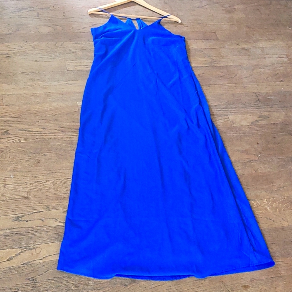 Old Navy lined maxi, royal blue, sm